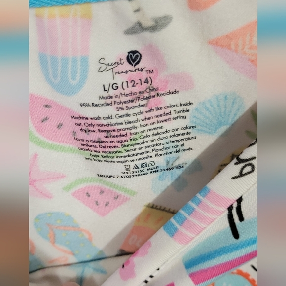Secret Treasure Large (12-14) PJ Top Short Sleeve Life is a Beach See You Later - Picture 2 of 4
